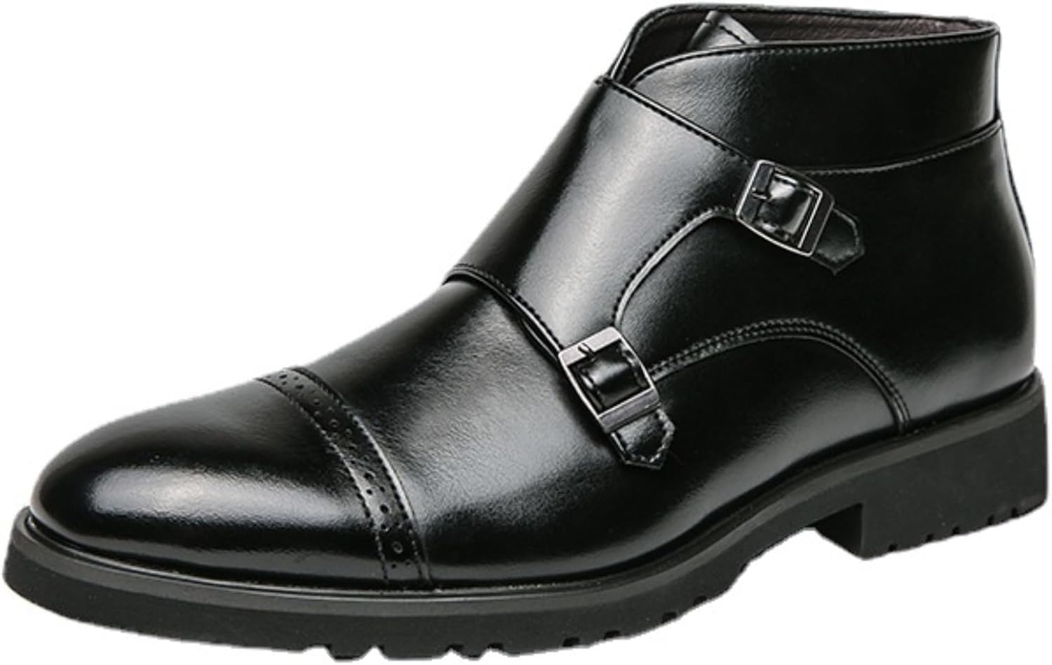 Мужские элегантные ботинки на двойной пряжке с острым носком, деловая обувь Jamron, черный
Мужские элегантные ботинки на двойной пряжке с острым носком, деловая обувь Jamron, черный