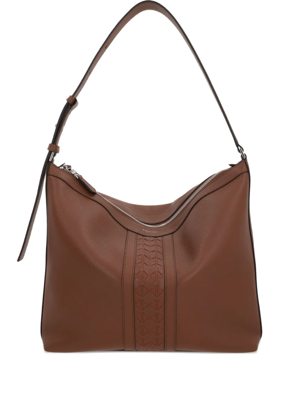 Кожаная сумка на плечо с плетеными деталями Serapian, коричневый
Кожаная сумка на плечо с плетеными деталями Serapian, коричневый