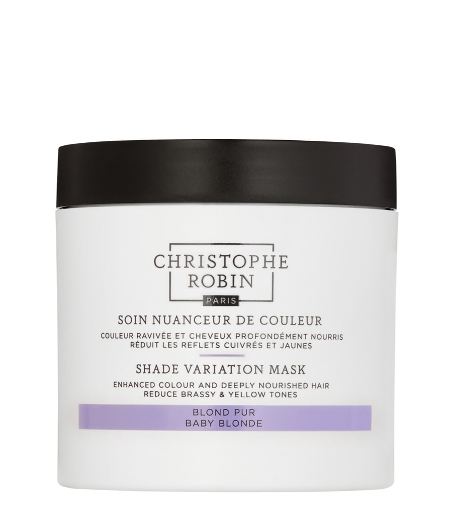 Маска для волос Christophe Robin Shade variation Mask Baby Blond, 250 ml
Маска для волос Christophe Robin Shade variation Mask Baby Blond, 250 ml
