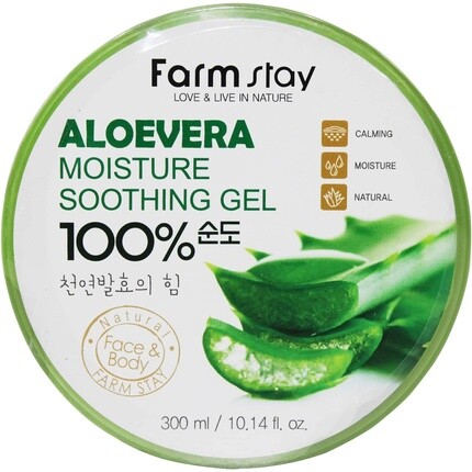 Farm Stay Увлажняющий успокаивающий гель Farmstay Aloe Vera 300 мл 100% увлажнение
Farm Stay Увлажняющий успокаивающий гель Farmstay Aloe Vera 300 мл 100% увлажнение