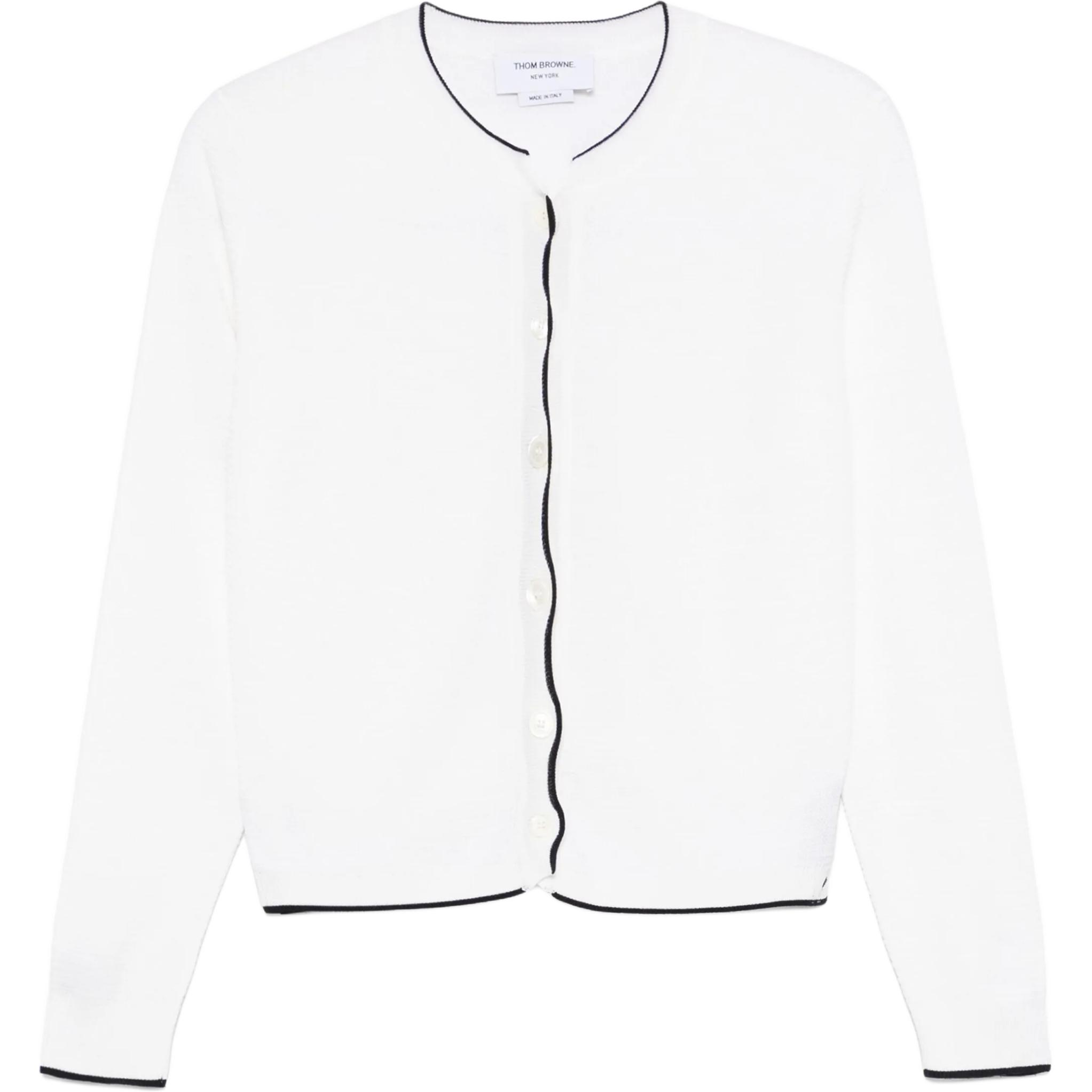 Кардиган с текстурой 4 Bar Stripes THOM BROWNE, белый
Кардиган с текстурой 4 Bar Stripes THOM BROWNE, белый