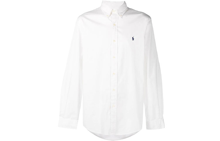 Рубашка с вышитым логотипом Polo Ralph Lauren, белый
Рубашка с вышитым логотипом Polo Ralph Lauren, белый