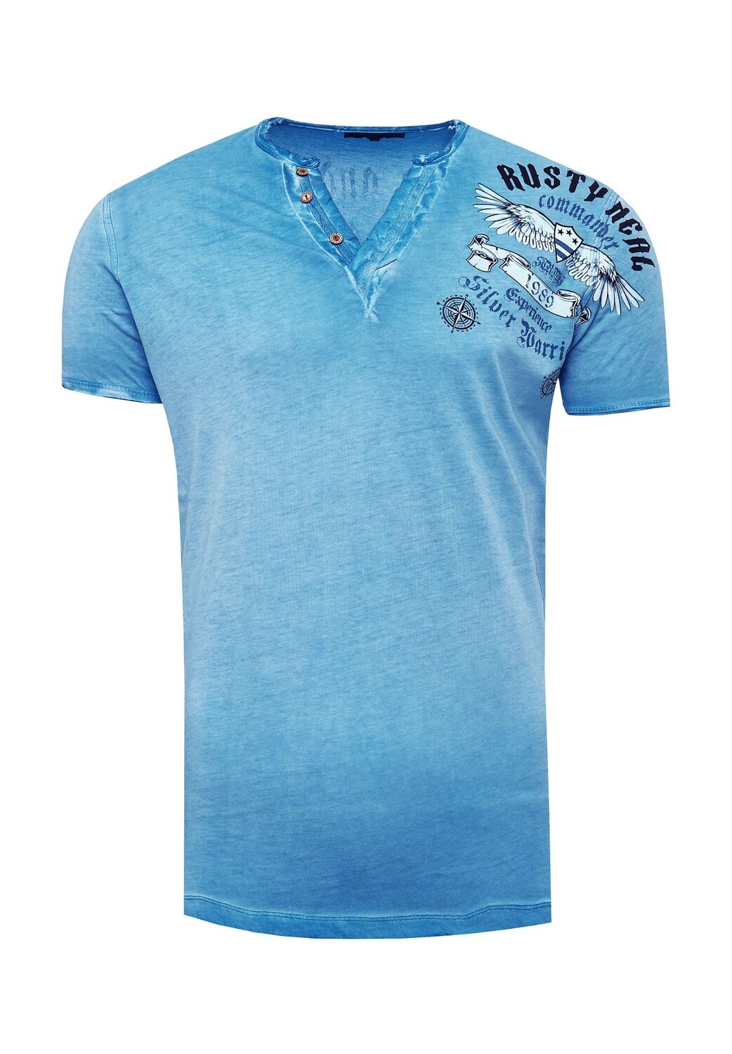 Футболка с модной планкой на пуговицах RUSTY NEAL, цвет Petrol
Футболка с модной планкой на пуговицах RUSTY NEAL, цвет Petrol