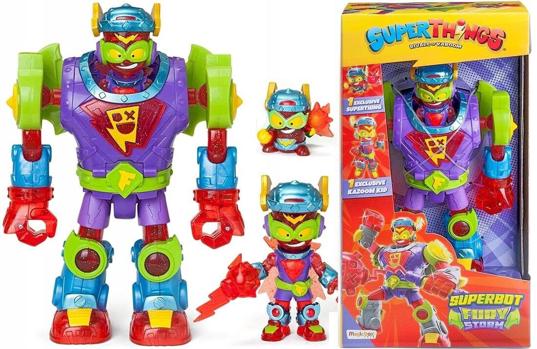 Супер вещи, робот Zings Fury Storm SuperThings
Супер вещи, робот Zings Fury Storm SuperThings