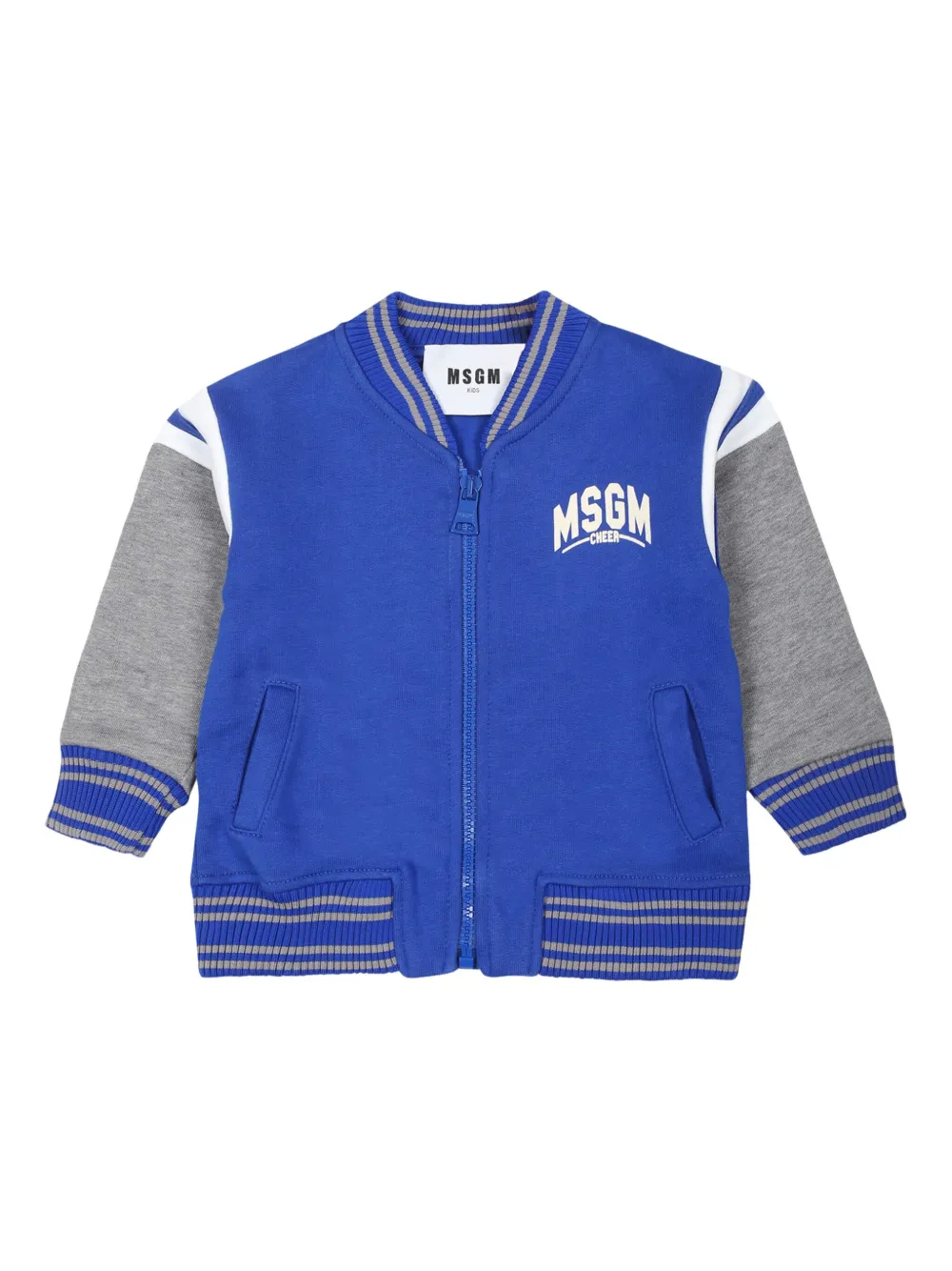 Бомбер с логотипом MSGM Kids, синий
Бомбер с логотипом MSGM Kids, синий
