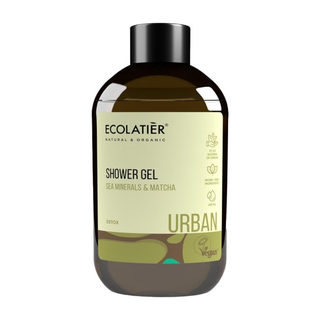 Городские морские минералы и гель для душа с чаем матча Ecolatier, 600 мл
Городские морские минералы и гель для душа с чаем матча Ecolatier, 600 мл