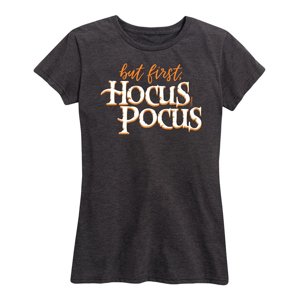 Женская футболка с рисунком Disney's Hocus Pocus But First Hocus Pocus Licensed Character, серый
Женская футболка с рисунком Disney's Hocus Pocus But First Hocus Pocus Licensed Character, серый