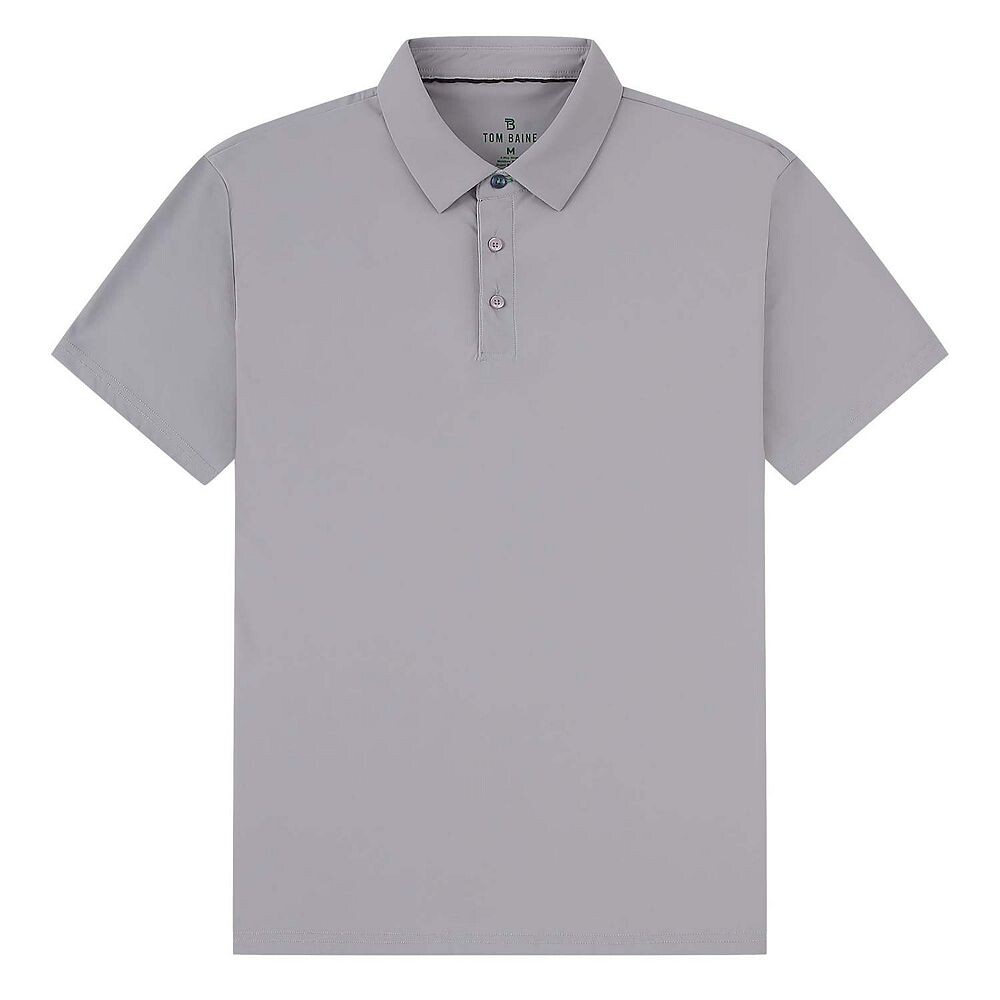 Мужская однотонная рубашка-поло Tom Baine Performance с короткими рукавами, серый
Мужская однотонная рубашка-поло Tom Baine Performance с короткими рукавами, серый