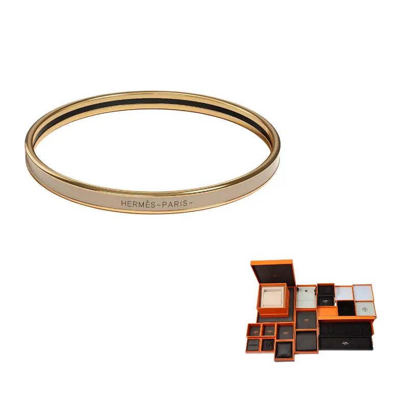 HERMES Эмалевый браслет для женщин Elephant Gray Gold
HERMES Эмалевый браслет для женщин Elephant Gray Gold