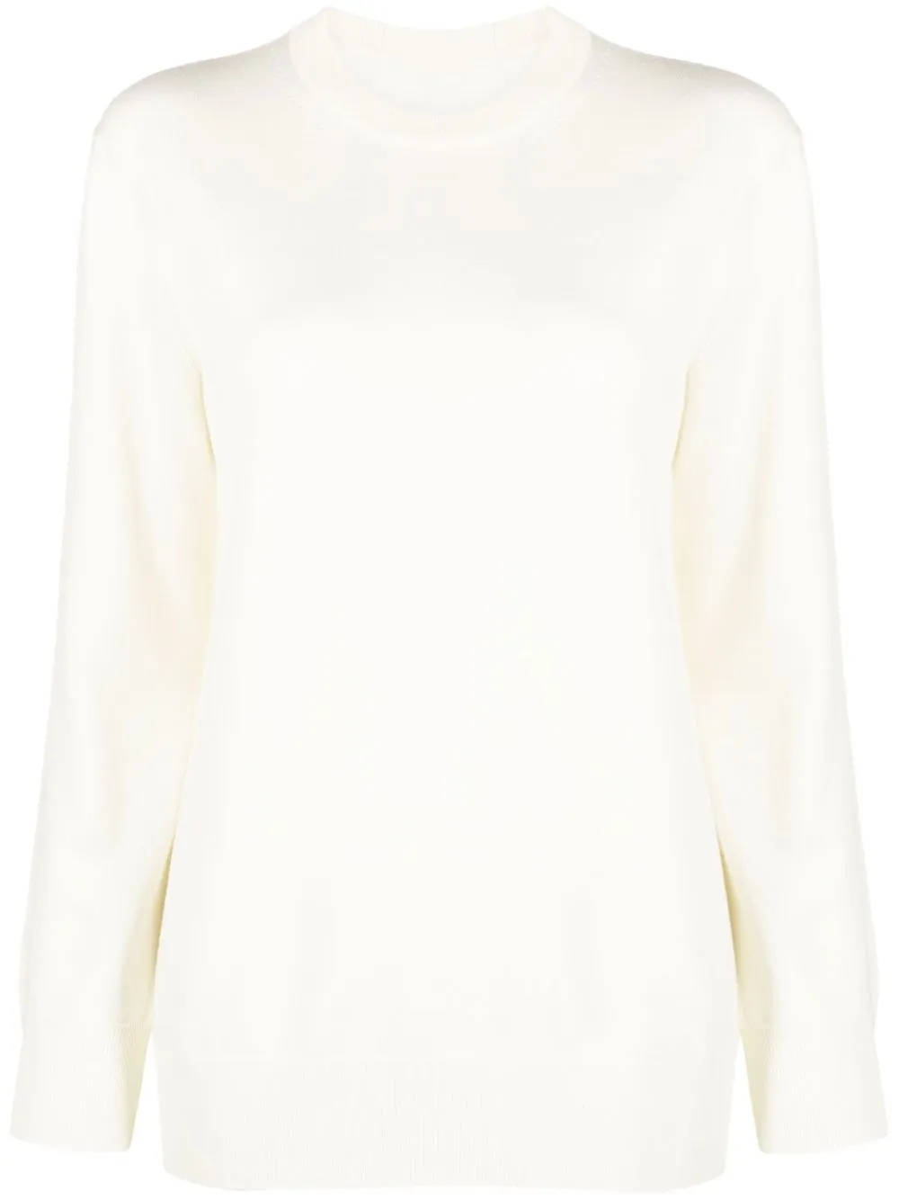 Шерстяной джемпер с круглым вырезом JIL SANDER, белый
Шерстяной джемпер с круглым вырезом JIL SANDER, белый