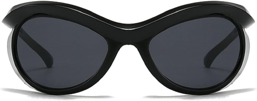 Футуристические солнцезащитные очки обтекаемой формы с большими изогнутыми линзами, защита от ультрафиолета UV400 (Y2K) для женщин и мужчин, модель LH245 Melrose, Black
Футуристические солнцезащитные очки обтекаемой формы с большими изогнутыми линзами, защита от ультрафиолета UV400 (Y2K) для женщин и мужчин, модель LH245 Melrose, Black