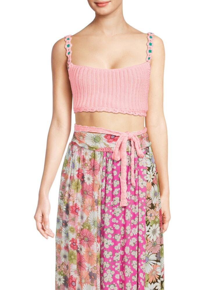 Трикотажный укороченный топ Albany Java Agua Bendita, цвет Pink Multi
Трикотажный укороченный топ Albany Java Agua Bendita, цвет Pink Multi