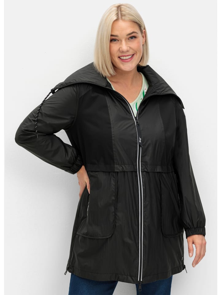 Зимняя куртка sheego, черный
Зимняя куртка sheego, черный