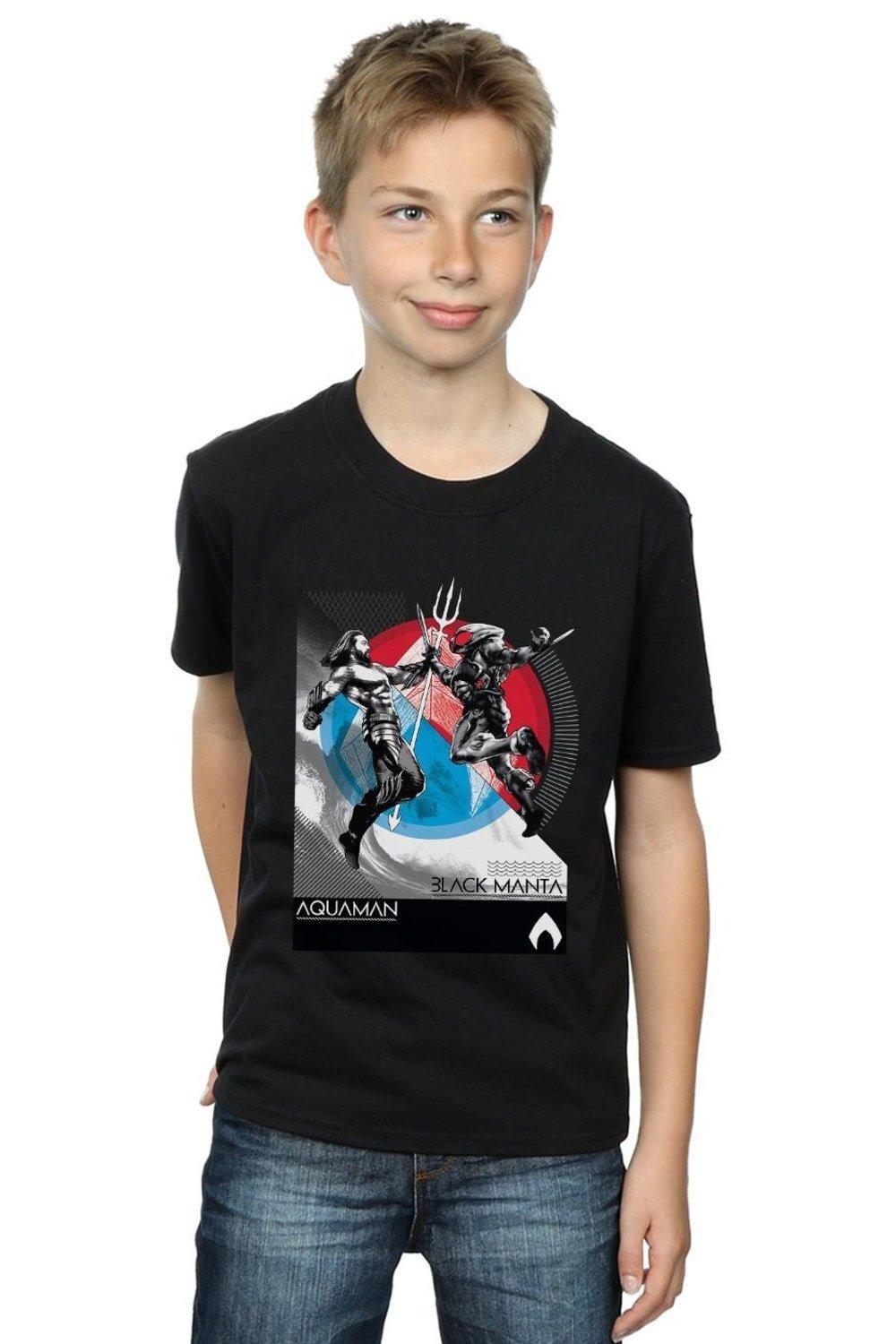 Футболка «Аквамен против Черной Манты» DC Comics, черный
Футболка «Аквамен против Черной Манты» DC Comics, черный