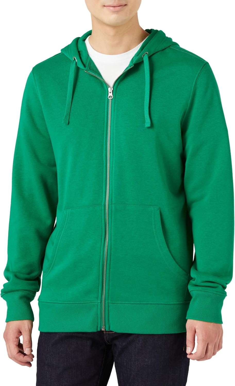 Мужская толстовка с длинным рукавом на молнии из французского махрового трикотажа Amazon Essentials, зеленый
Мужская толстовка с длинным рукавом на молнии из французского махрового трикотажа Amazon Essentials, зеленый