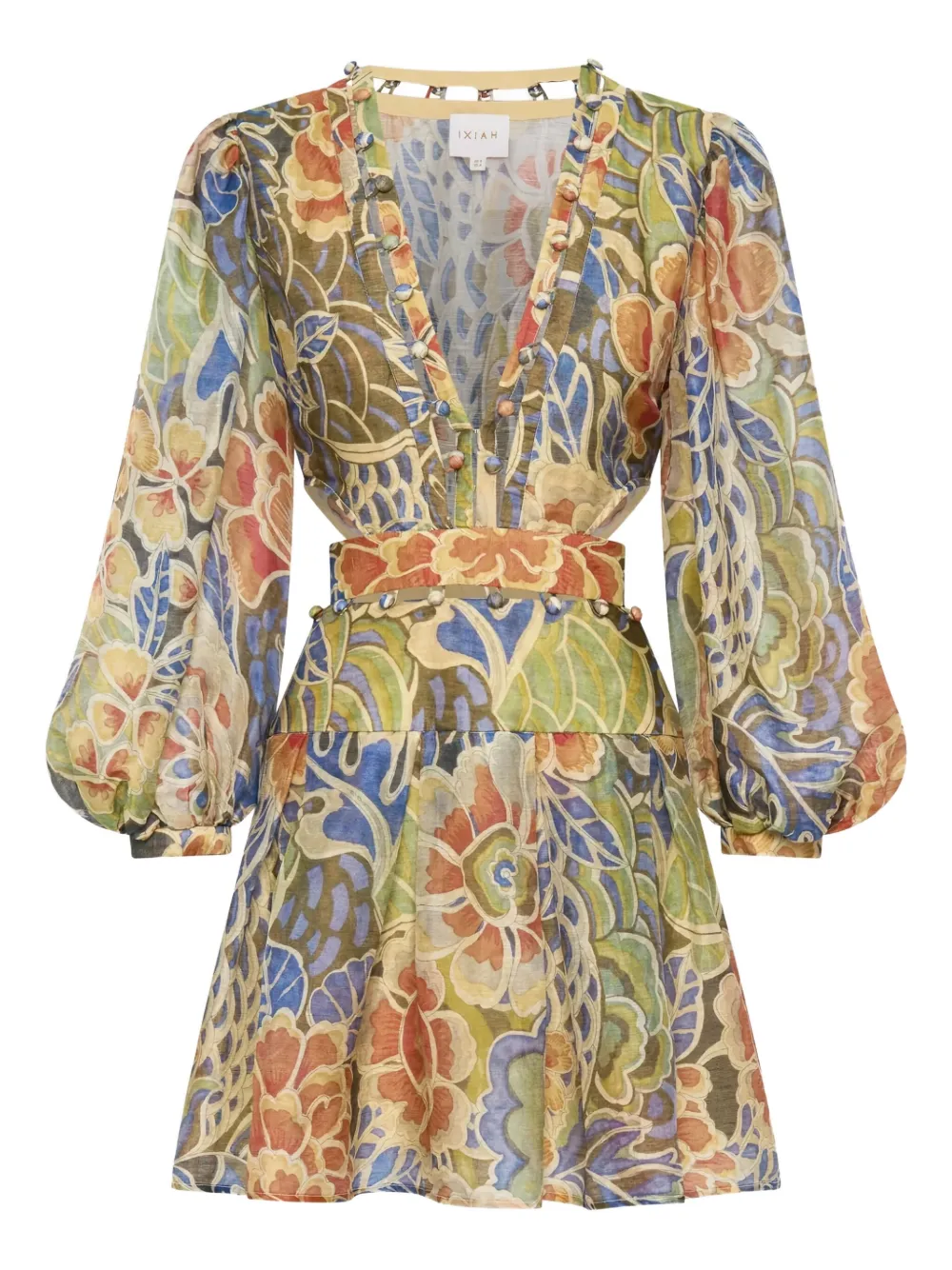 Мини-платье с цветочным принтом Casablanca Ixiah, зеленый
Мини-платье с цветочным принтом Casablanca Ixiah, зеленый