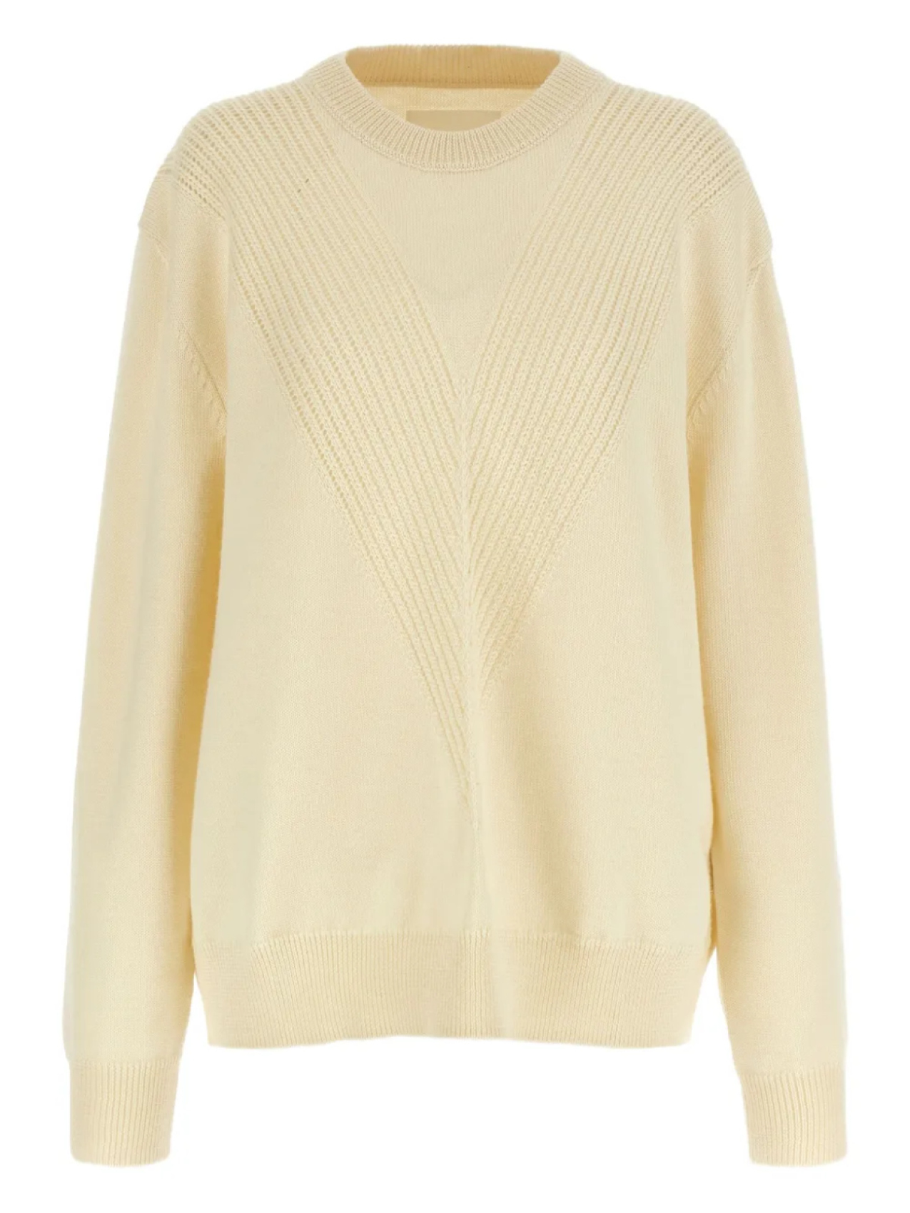 Свитер с V-образным узором Jil Sander, нейтральный
Свитер с V-образным узором Jil Sander, нейтральный