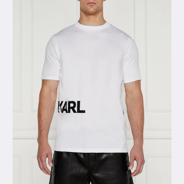 Футболка стандартного кроя Karl Lagerfeld, белый 
Футболка стандартного кроя Karl Lagerfeld, белый