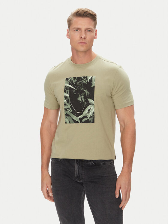 Футболка обычного кроя Te_Animali 50546362 Boss, зеленый
Футболка обычного кроя Te_Animali 50546362 Boss, зеленый