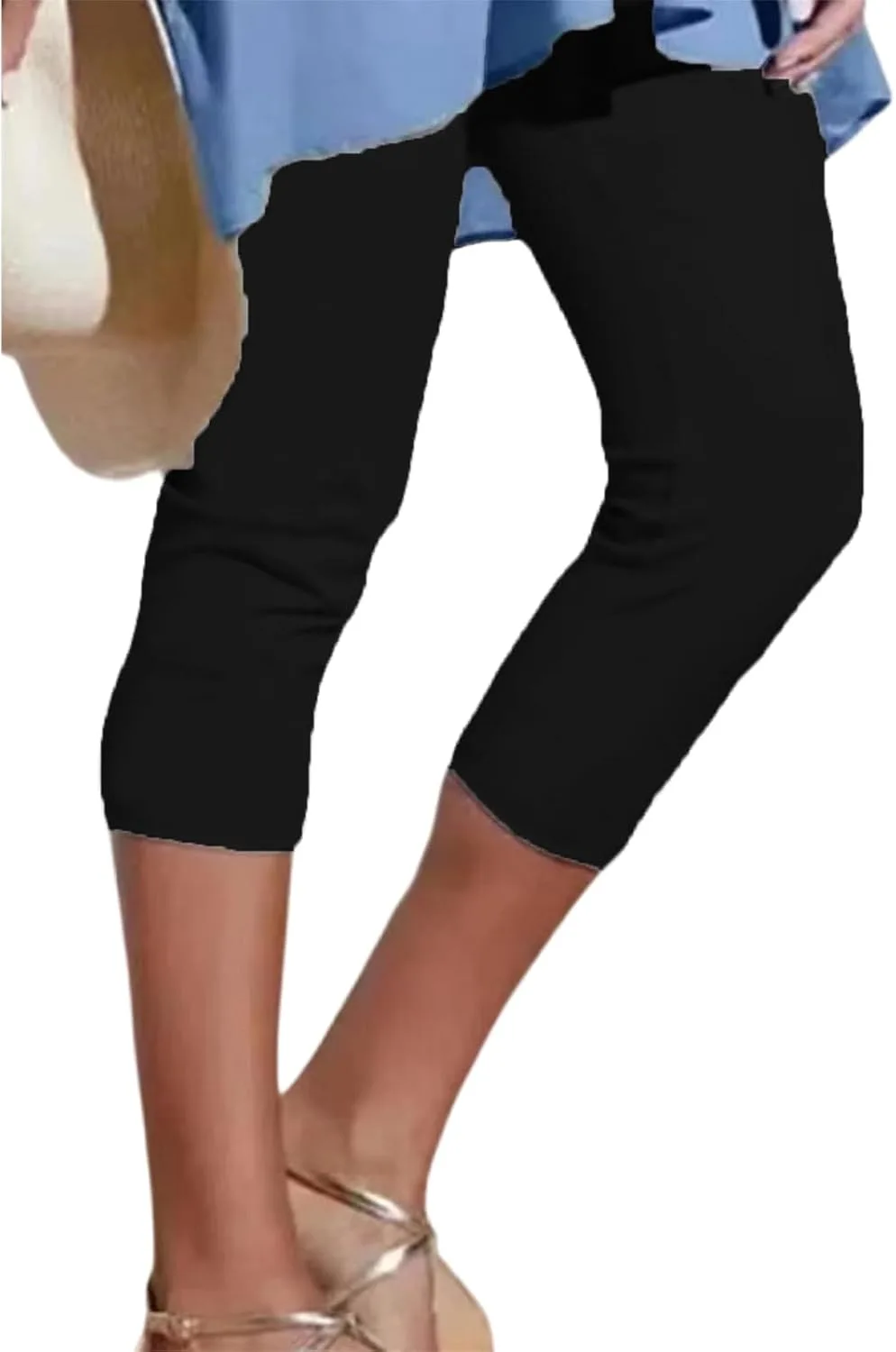 Женские капри для лета с высокой талией и эффектом контроля живота Nkgra
Женские капри для лета с высокой талией и эффектом контроля живота Nkgra