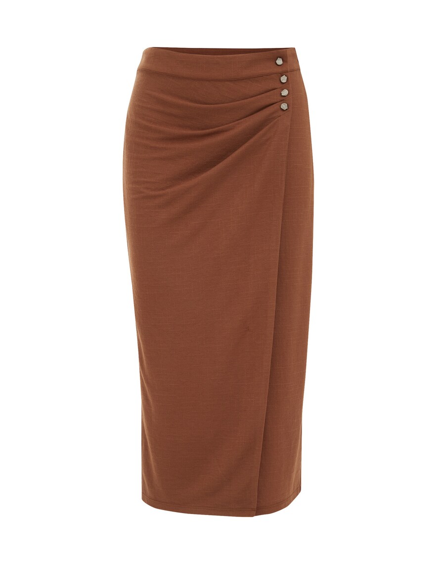 Юбка WE Fashion, коричневый
Юбка WE Fashion, коричневый
