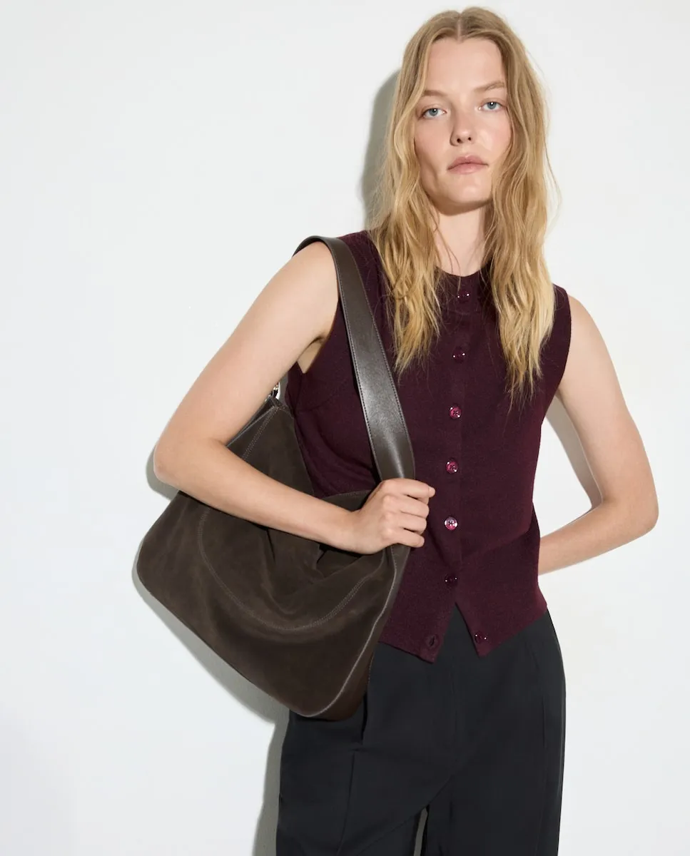 Женский короткий жилет на пуговицах Woman El Corte Inglés, баклажановый
Женский короткий жилет на пуговицах Woman El Corte Inglés, баклажановый