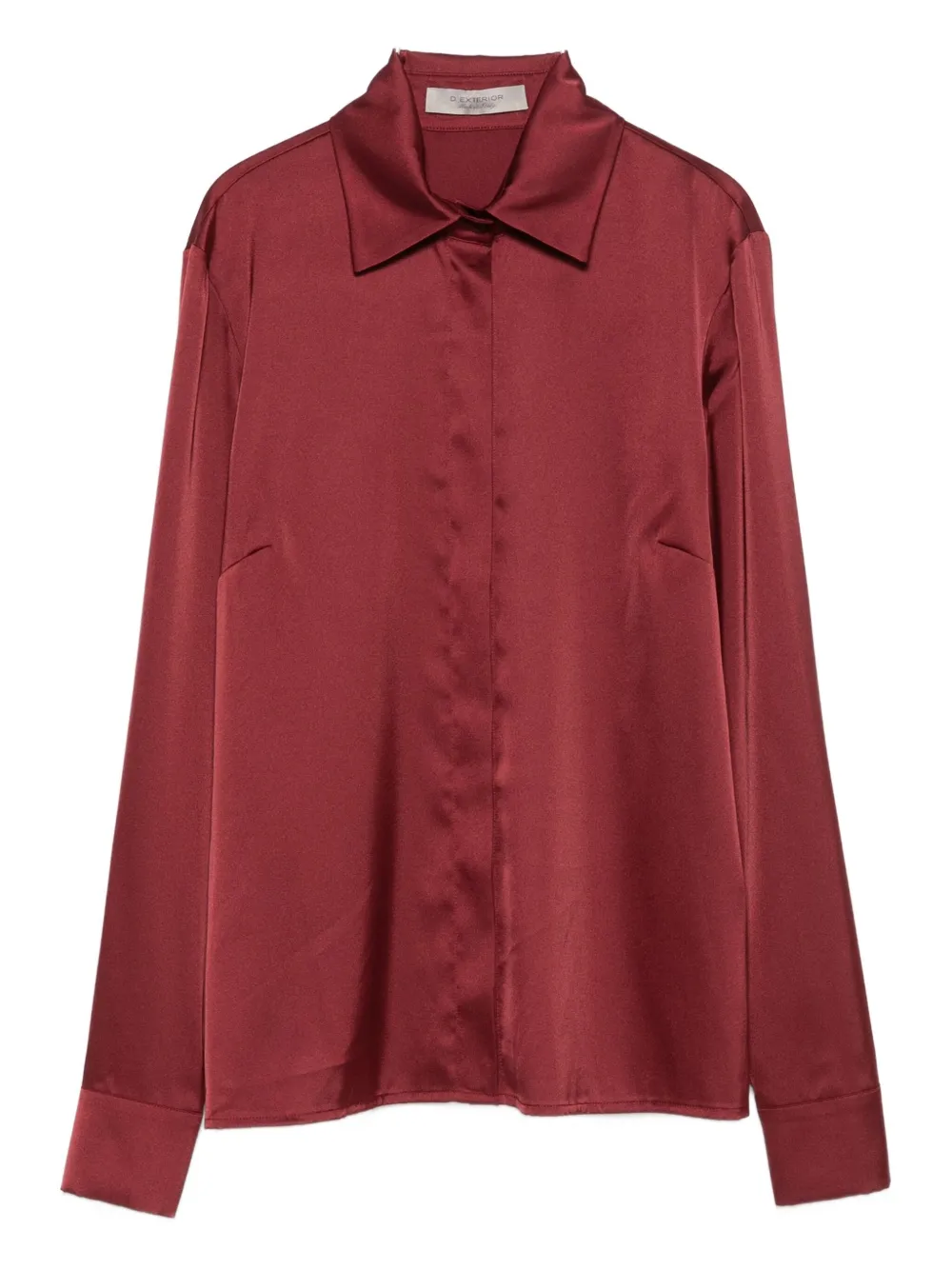 Атласная рубашка с классическим воротником D.Exterior, красный
Атласная рубашка с классическим воротником D.Exterior, красный