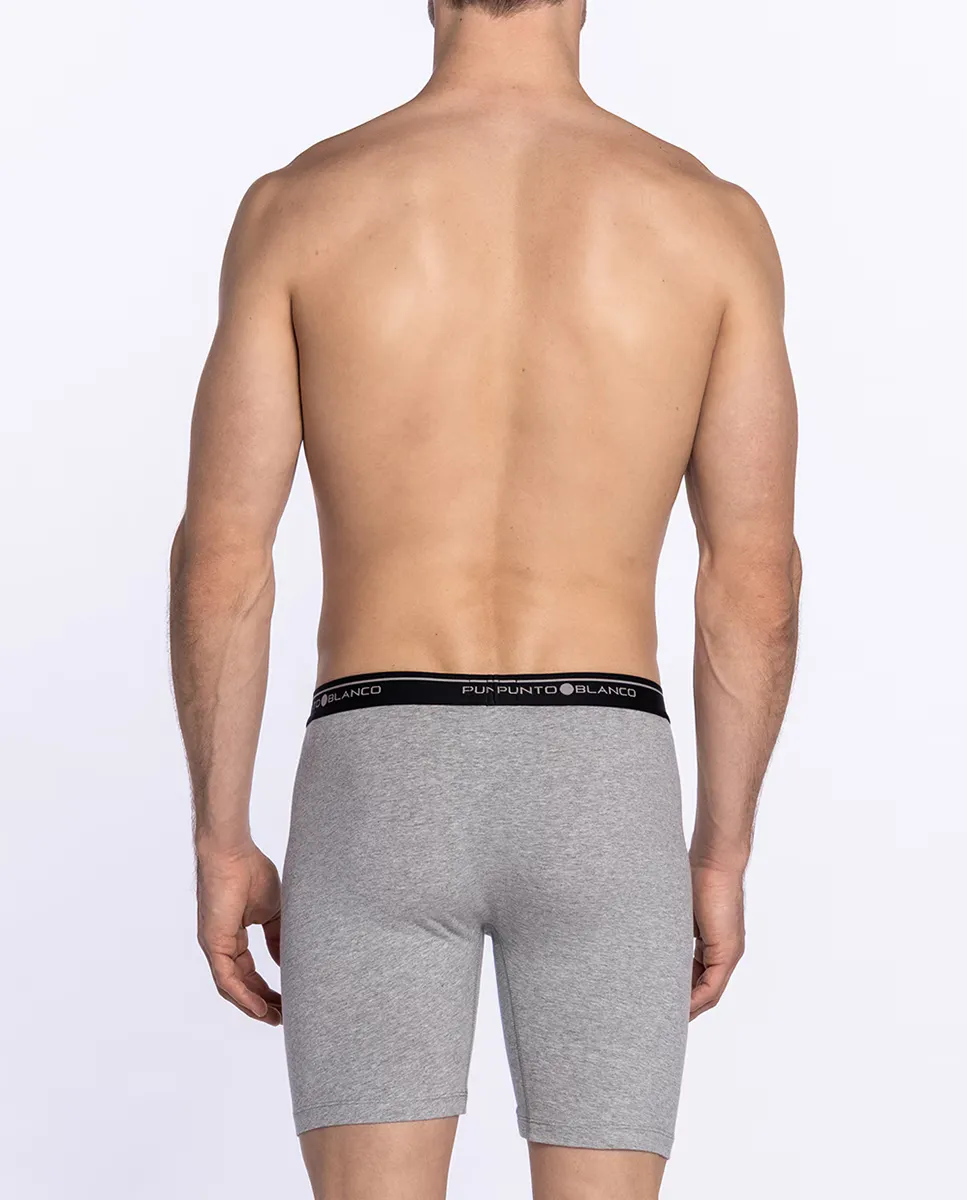 Мужские боксеры однотонной вязки с видимой резинкой Punto Blanco, серый
Мужские боксеры однотонной вязки с видимой резинкой Punto Blanco, серый