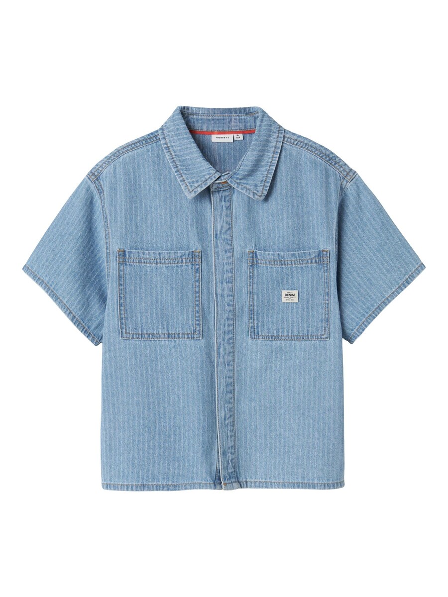 Рубашка на пуговицах классического кроя NAME IT, синий деним
Рубашка на пуговицах классического кроя NAME IT, синий деним