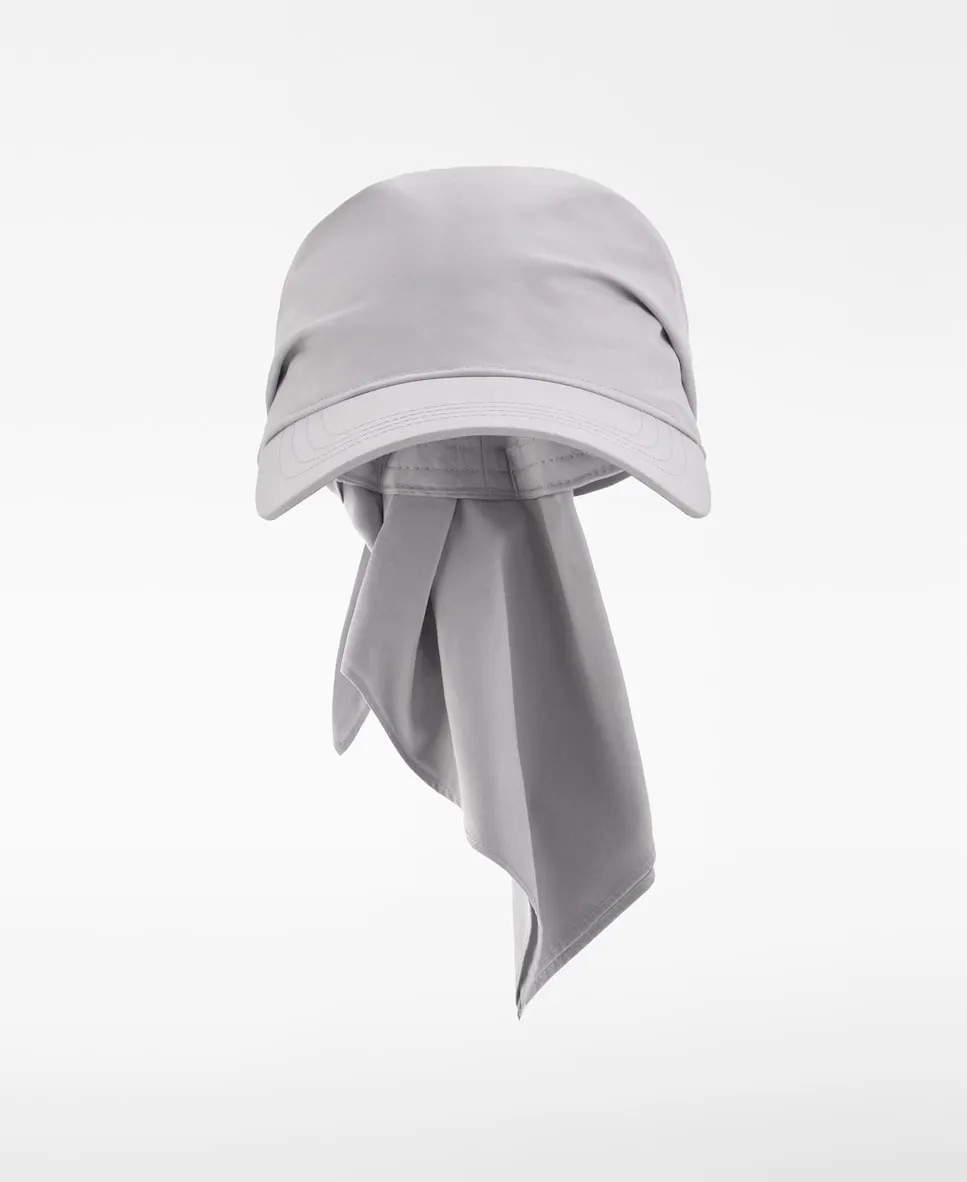 Женская хлопковая кепка с платком Adolfo Dominguez, серый 
Женская хлопковая кепка с платком Adolfo Dominguez, серый