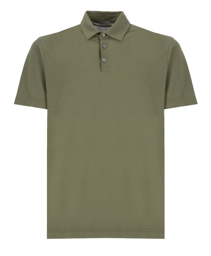 Зеленая хлопковая рубашка-поло для мужчин Zanone, зеленый
Зеленая хлопковая рубашка-поло для мужчин Zanone, зеленый