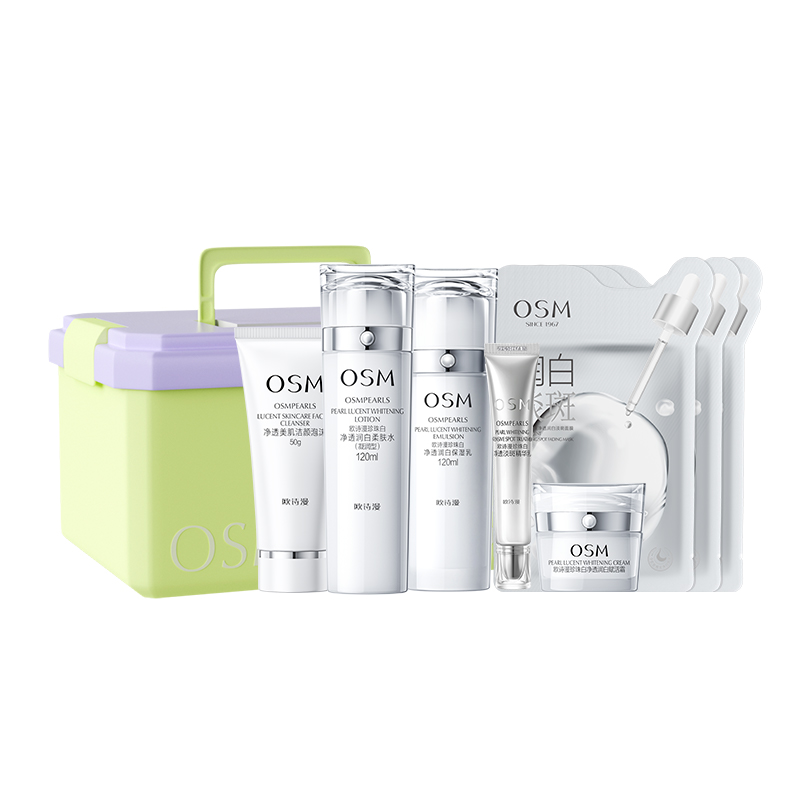OSM Набор для ухода за кожей Pearl White Brightening Collection для осветления темных пятен, увлажнения и отбеливания
OSM Набор для ухода за кожей Pearl White Brightening Collection для осветления темных пятен, увлажнения и отбеливания