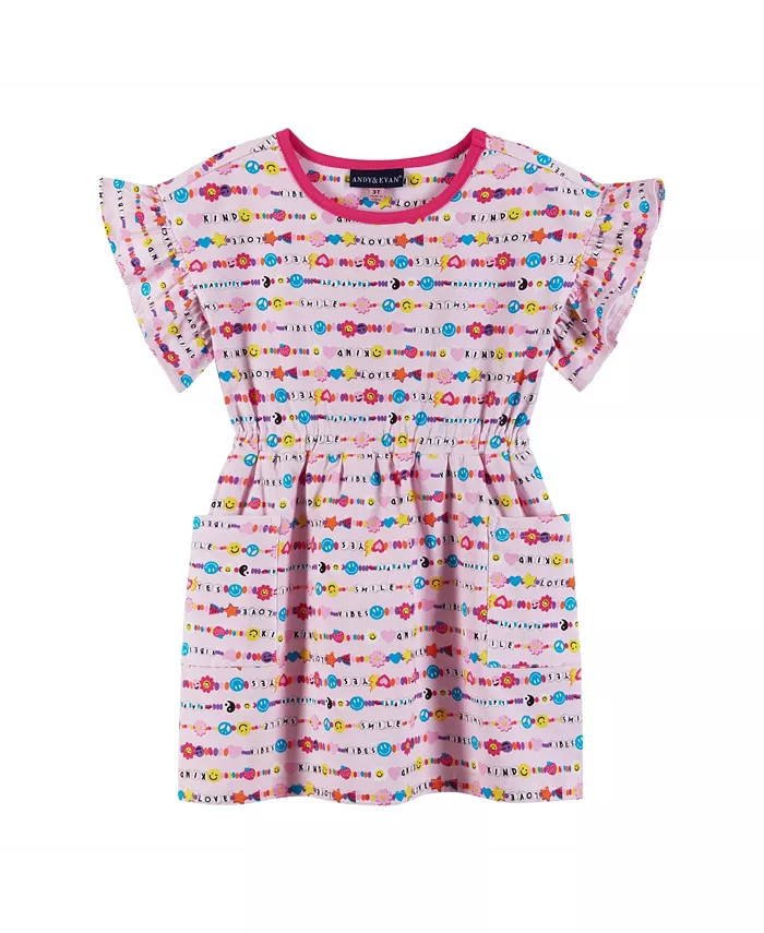 Платье для девочки Toddler/Child с принтом "браслет дружбы" Andy & Evan, розовый
Платье для девочки Toddler/Child с принтом "браслет дружбы" Andy & Evan, розовый