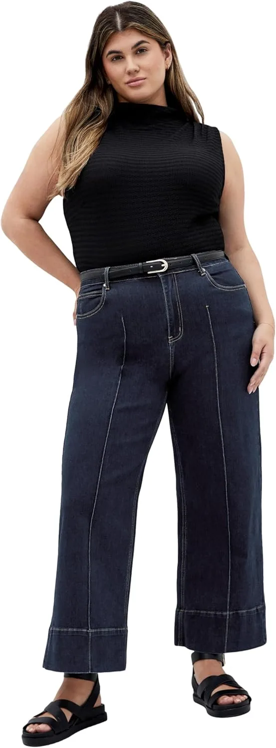 City Chic Women's Plus Size Jean - Harley Millie Crop
City Chic Women's Plus Size Jean - Harley Millie Crop