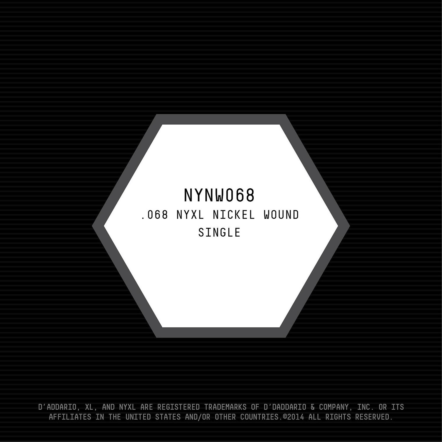 D'Addario NYNW068 NYXL Электрогитара, однострунная, с никелированной обмоткой, .068
D'Addario NYNW068 NYXL Электрогитара, однострунная, с никелированной обмоткой, .068