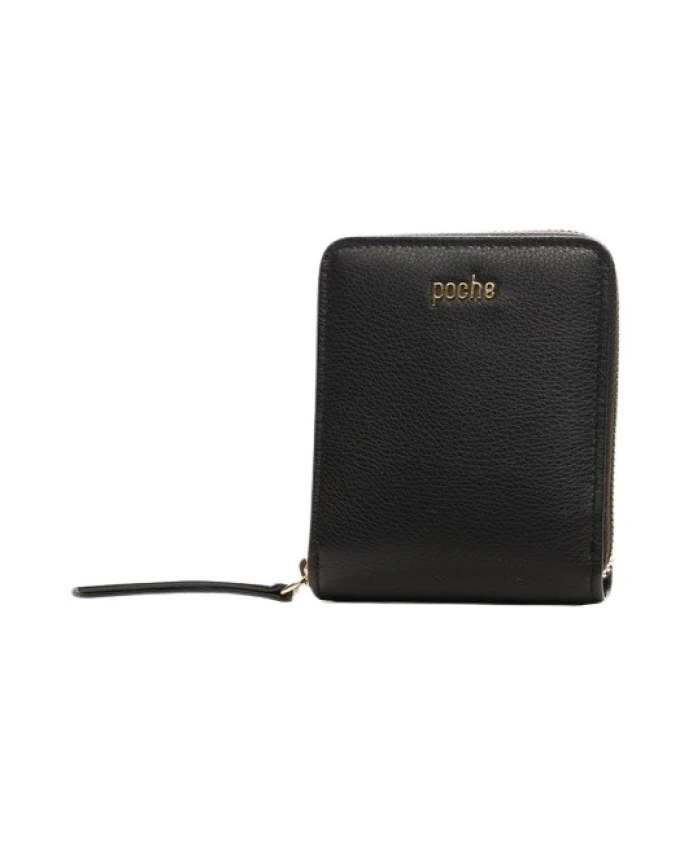 Тонкий кожаный кошелек Poche Paris, черный
Тонкий кожаный кошелек Poche Paris, черный