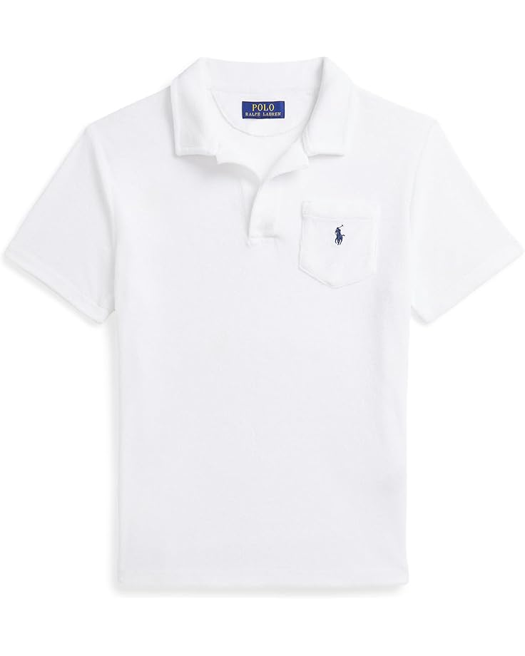 Поло Polo Ralph Lauren Kids Terry Polo Shirt, белый 
Поло Polo Ralph Lauren Kids Terry Polo Shirt, белый