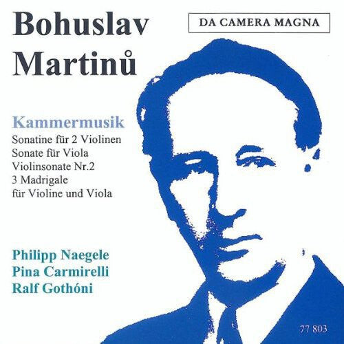 CD диск Martinu / Naegele / Carmirelli / Gothoni: Chamber Music
CD диск Martinu / Naegele / Carmirelli / Gothoni: Chamber Music