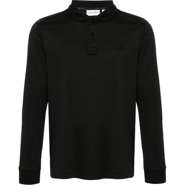 Хлопковая поло с нашивкой-логотипом Calvin Klein, черный
Хлопковая поло с нашивкой-логотипом Calvin Klein, черный