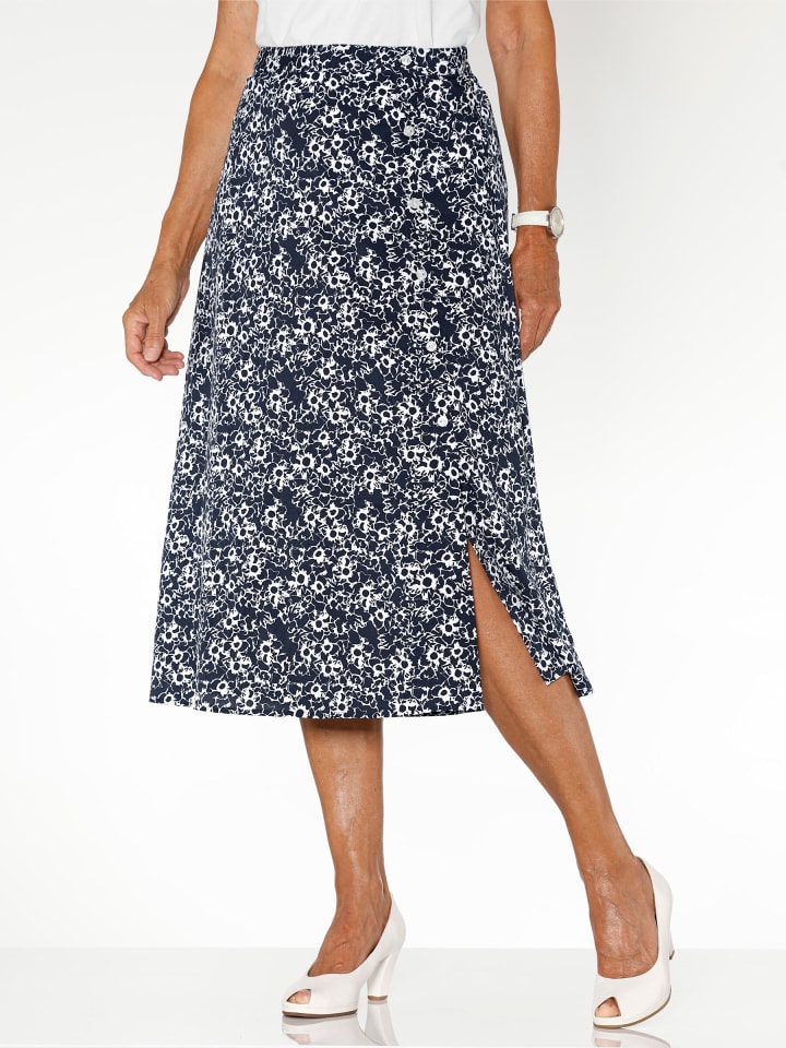 Юбка-слипон с принтом темно-синего и белого цветов WITT WEIDEN
Юбка-слипон с принтом темно-синего и белого цветов WITT WEIDEN