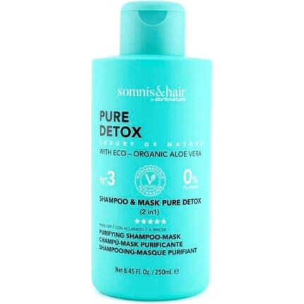 SOMNIS&HAIR Шампунь и маска 2 в 1 Очищающий Детокс 250мл
SOMNIS&HAIR Шампунь и маска 2 в 1 Очищающий Детокс 250мл