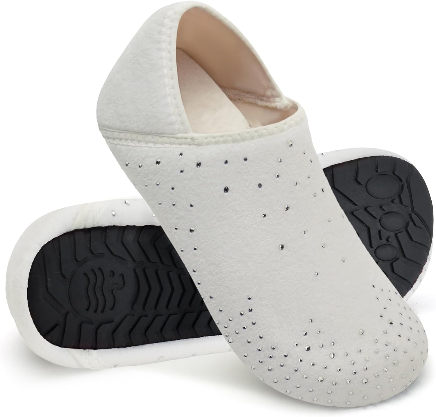 Женские и мужские легкие уютные домашние тапочки WateLves с искусственным мехом - резиновая подошва, носки-тапочки - складные дорожные тапочки - для дома и улицы, белый
Женские и мужские легкие уютные домашние тапочки WateLves с искусственным мехом - резиновая подошва, носки-тапочки - складные дорожные тапочки - для дома и улицы, белый