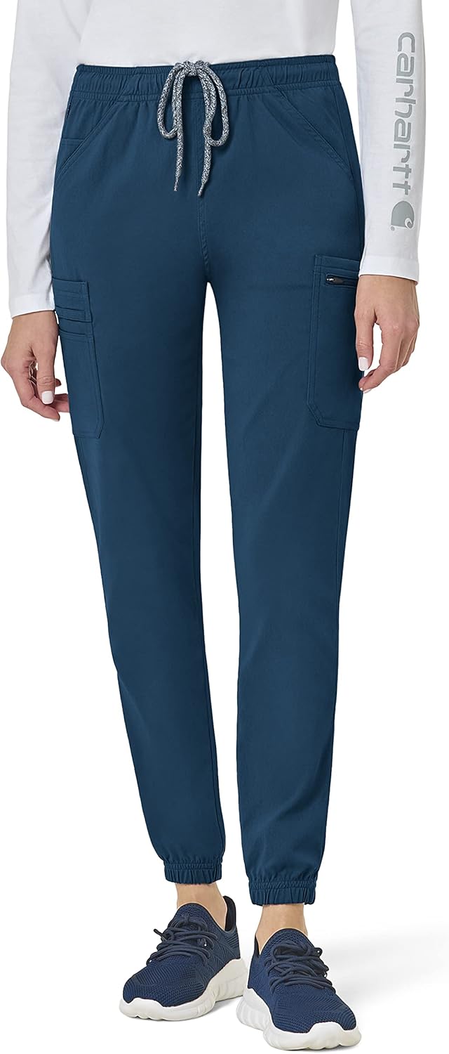 Carhartt Scrubs C52137 женские брюки-джоггеры с карманами Rugged Flex Modern Fit, Caribbean Blue
Carhartt Scrubs C52137 женские брюки-джоггеры с карманами Rugged Flex Modern Fit, Caribbean Blue