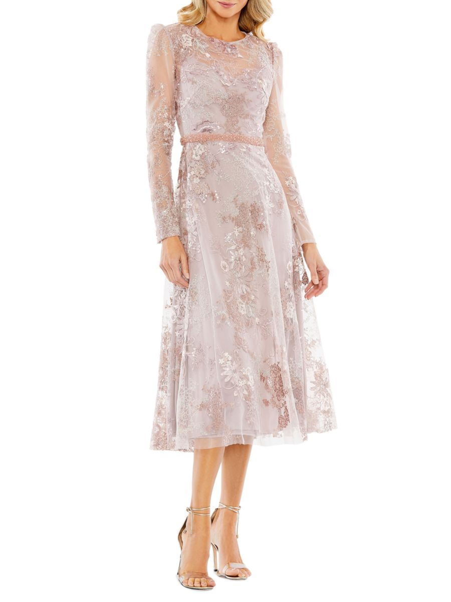 Платье миди А-силуэта с кружевом Illusion Mac Duggal, цвет Rose
Платье миди А-силуэта с кружевом Illusion Mac Duggal, цвет Rose