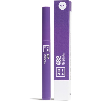 3INA MAKEUP Подводка для глаз Color Pen 482 Фиолетовая жидкая подводка для глаз, стойкая, 14 ч, дорожный размер, матовая подводка для чувствительных глаз
3INA MAKEUP Подводка для глаз Color Pen 482 Фиолетовая жидкая подводка для глаз, стойкая, 14 ч, дорожный размер, матовая подводка для чувствительных глаз