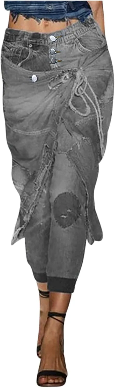 Женские джинсы Plus Size с эффектом потертостей и карманами HGps8w
Женские джинсы Plus Size с эффектом потертостей и карманами HGps8w