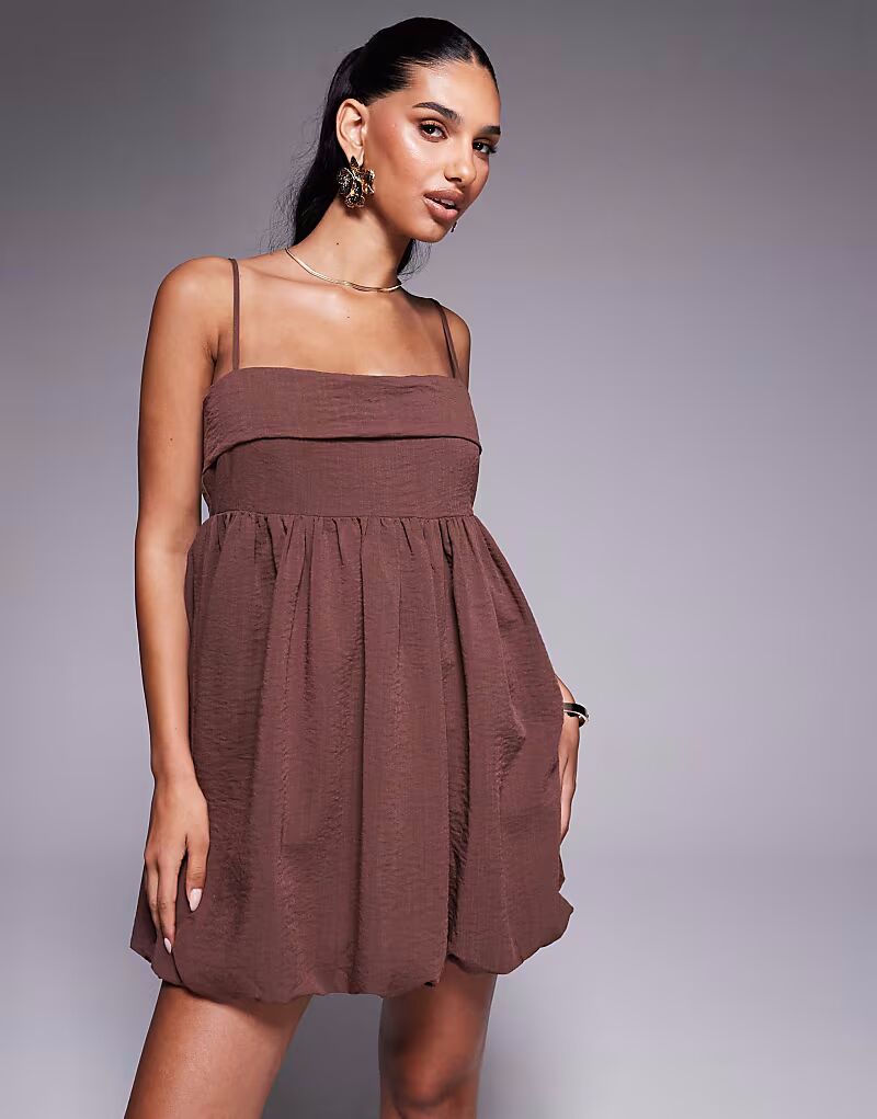 Платье-мини с завязками на бретельках Princess Polly Layken с квадратным вырезом и пышными рукавами коричневого цвета
Платье-мини с завязками на бретельках Princess Polly Layken с квадратным вырезом и пышными рукавами коричневого цвета