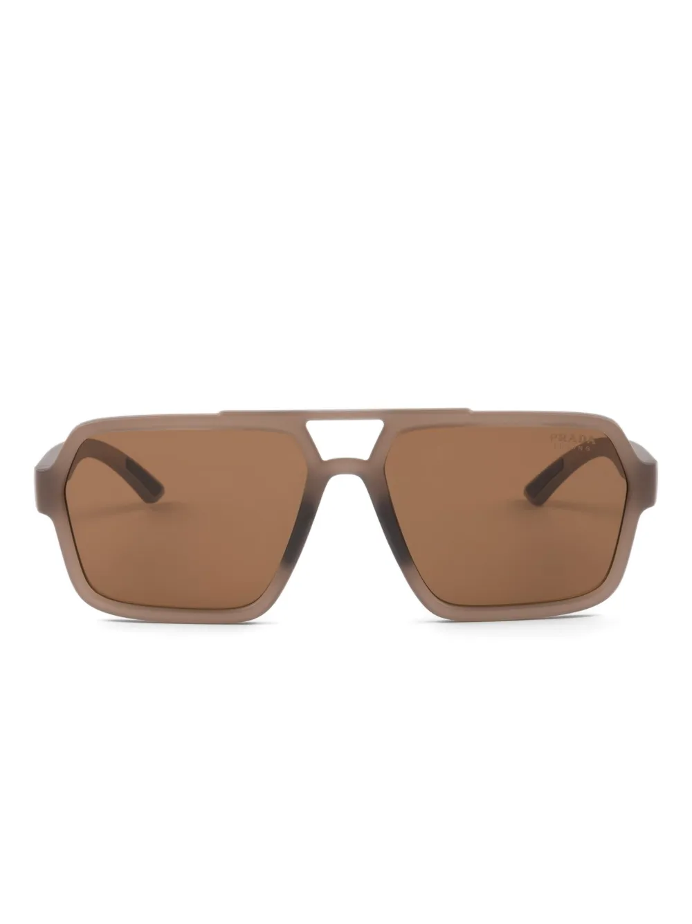 Солнцезащитные очки Linea Rossa в прямоугольной оправе Prada, коричневый
Солнцезащитные очки Linea Rossa в прямоугольной оправе Prada, коричневый