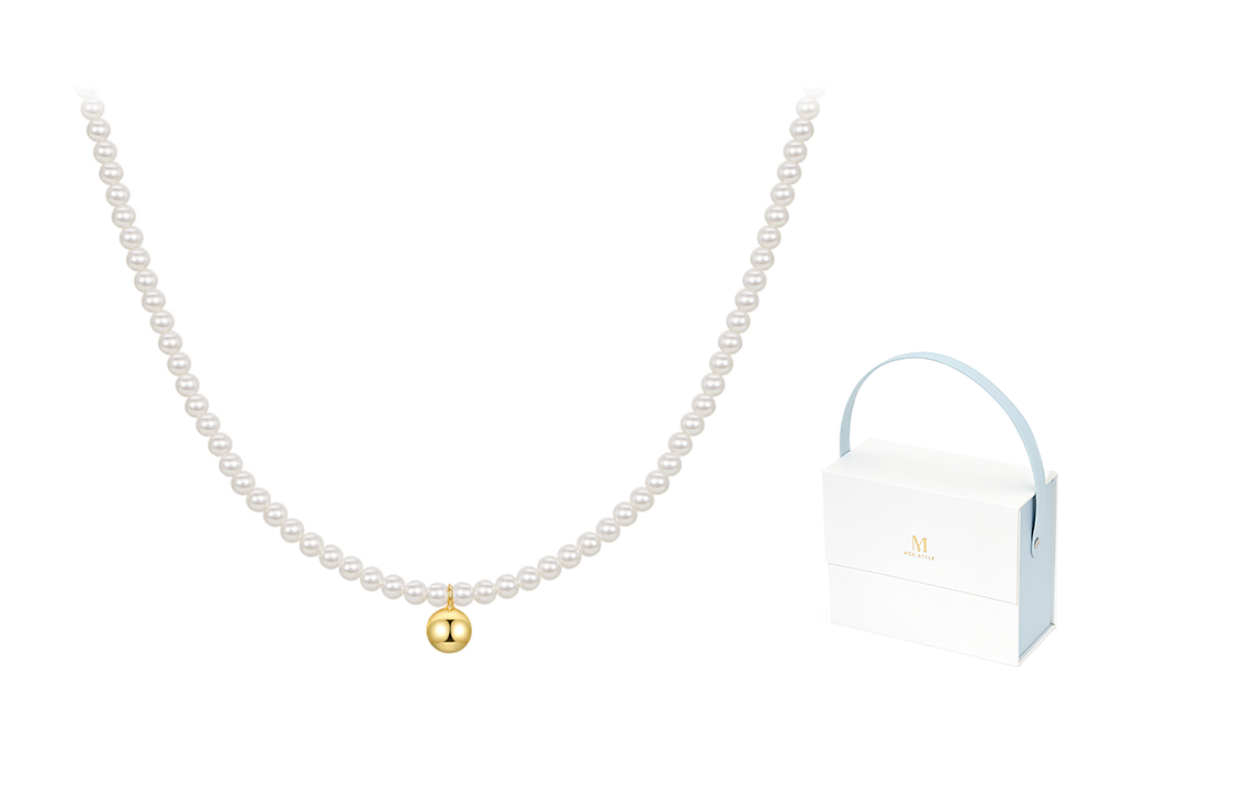 MCK Серебряное ожерелье с имитацией жемчуга 925 пробы
MCK Серебряное ожерелье с имитацией жемчуга 925 пробы