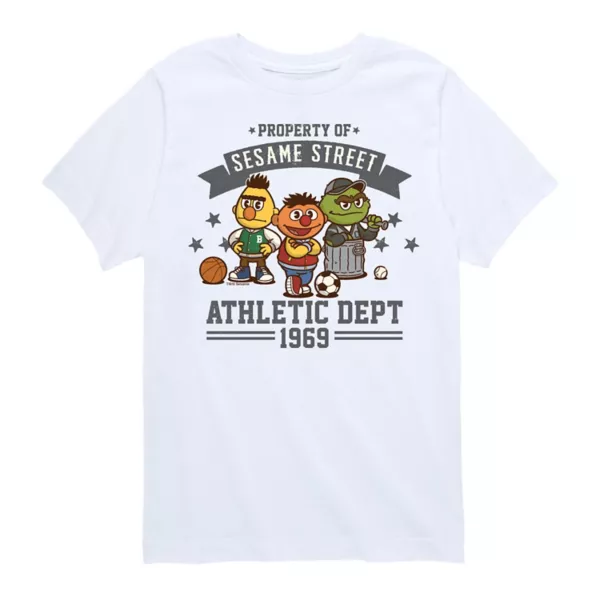 Футболка с рисунком спортивного отдела улицы Сезам для мальчиков 8-20 лет Licensed Character, белый
Футболка с рисунком спортивного отдела улицы Сезам для мальчиков 8-20 лет Licensed Character, белый